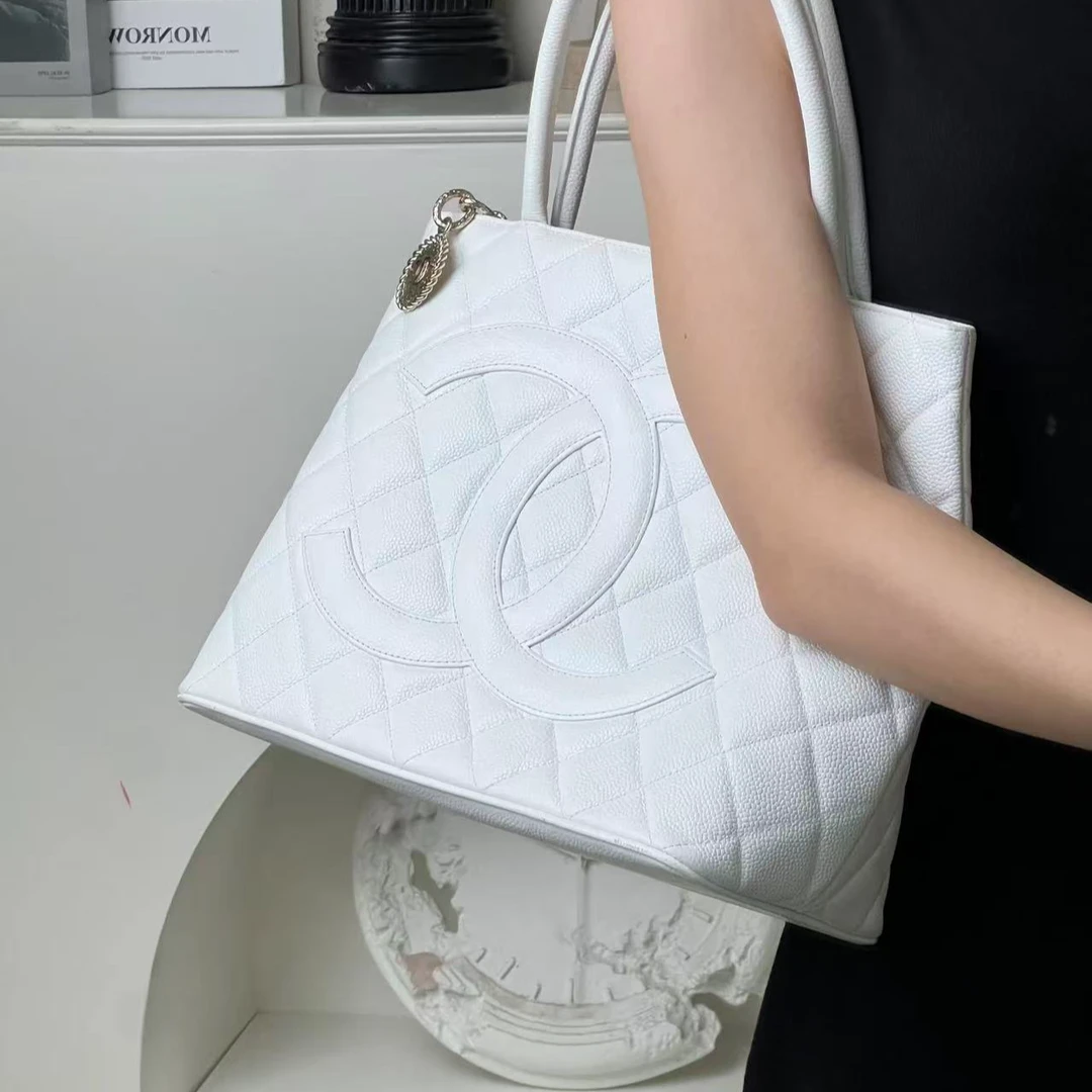 95新 Chanel/香奈儿 希尔顿白金荔枝皮/优品