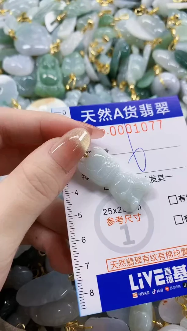 颈饰未镶嵌翡翠天然A货翡翠