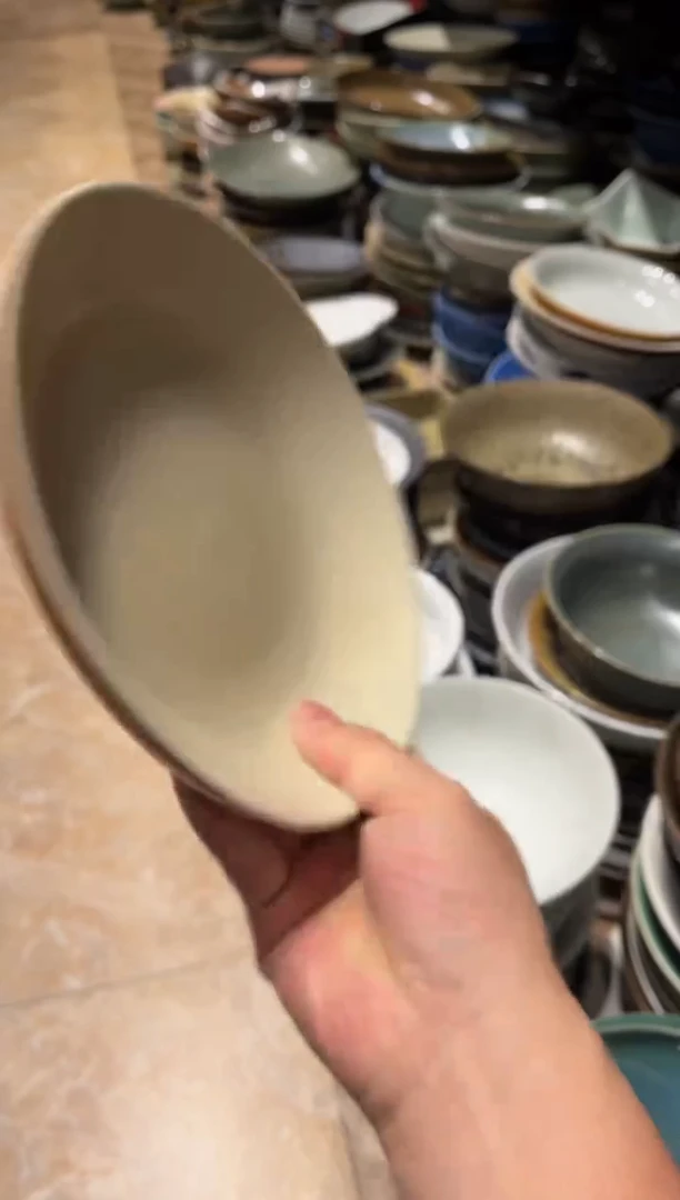 【闪购商品】瓷片215酷金手工锅盘1个