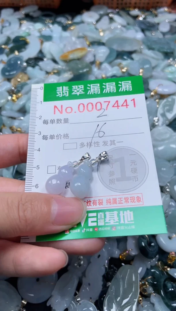 颈饰未镶嵌翡翠7441