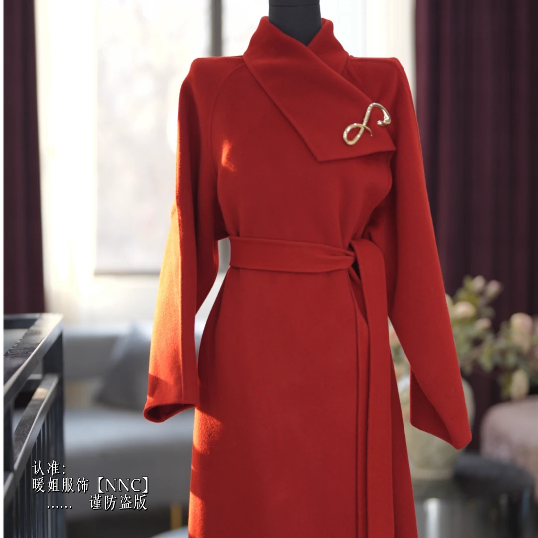 【NNC设计师款】大翻领极细美丽羊毛大衣169款