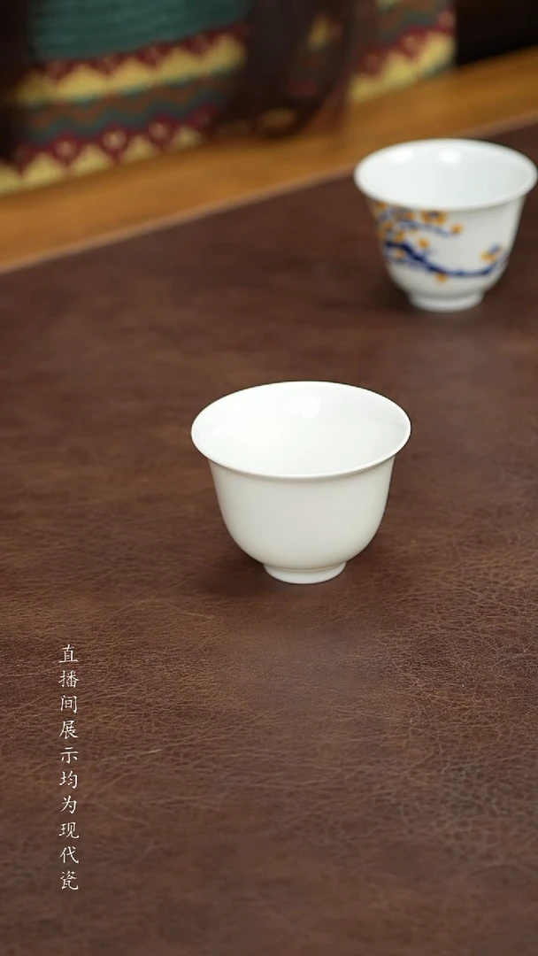 景德镇白胎铃铛杯