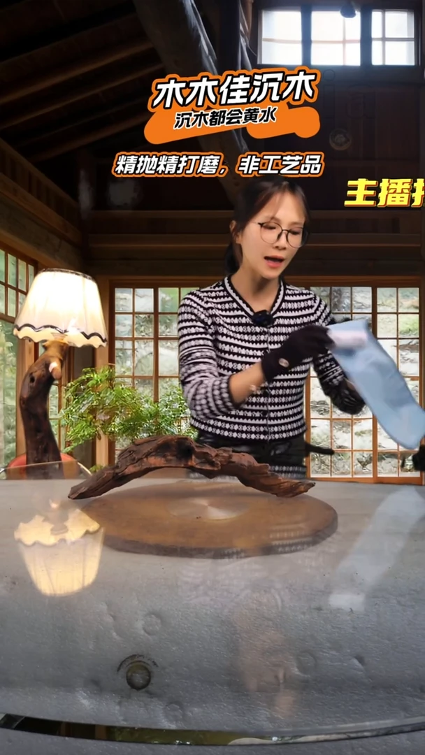 恰****独木木佳沉木鱼缸造景-864