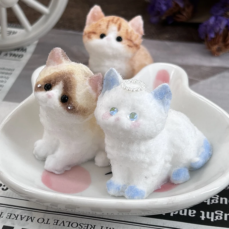 原创纯手工制作小猫咪慢回弹捏捏乐母婴级硅胶创意可爱解压小玩具
