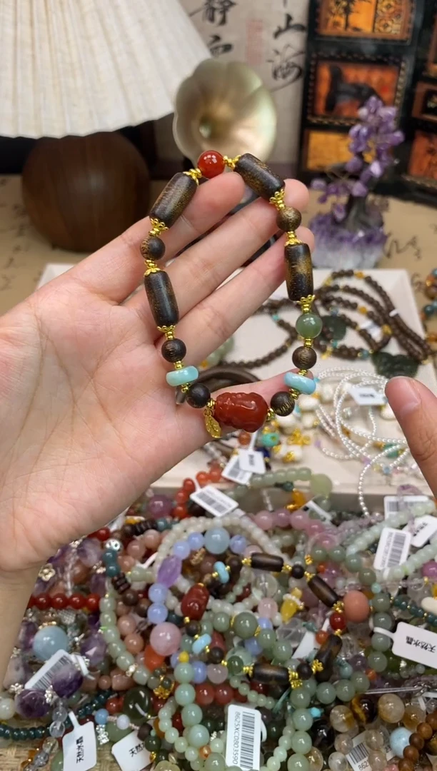 未镶嵌檀香木手串245