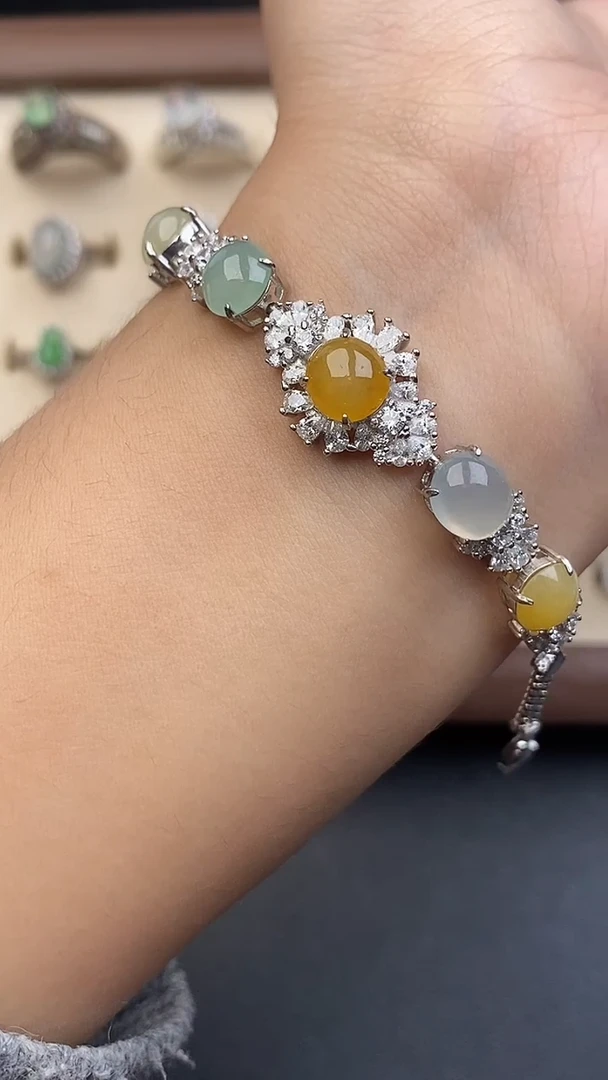 银S925镶嵌定制翡翠56867967967