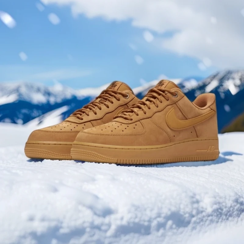NIKE/耐克AF1空军一号男鞋小麦百搭板鞋运动鞋CJ9179-200