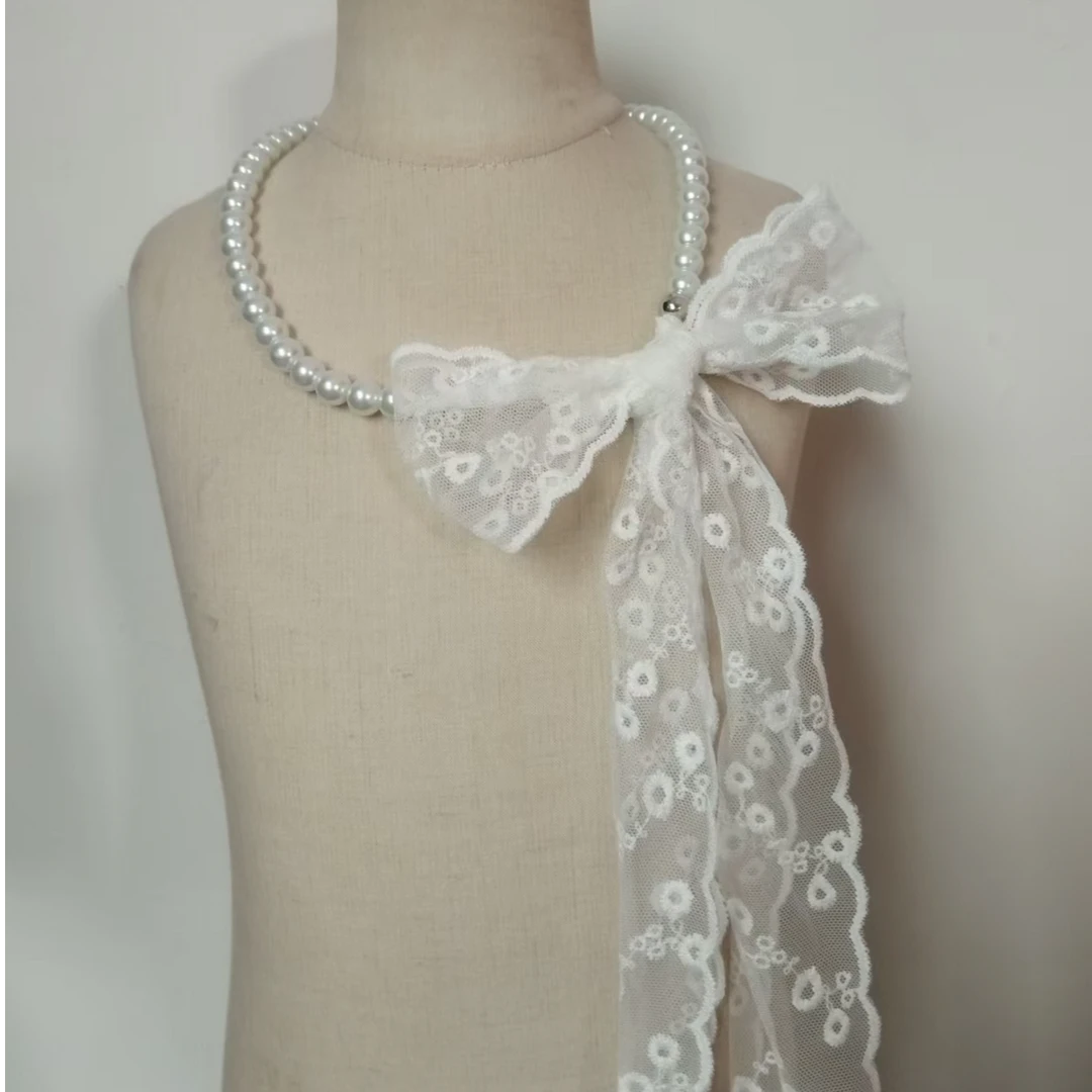 珍珠蕾丝项链 腰链 头饰配饰 儿童礼服配饰艺桐轩儿童配饰