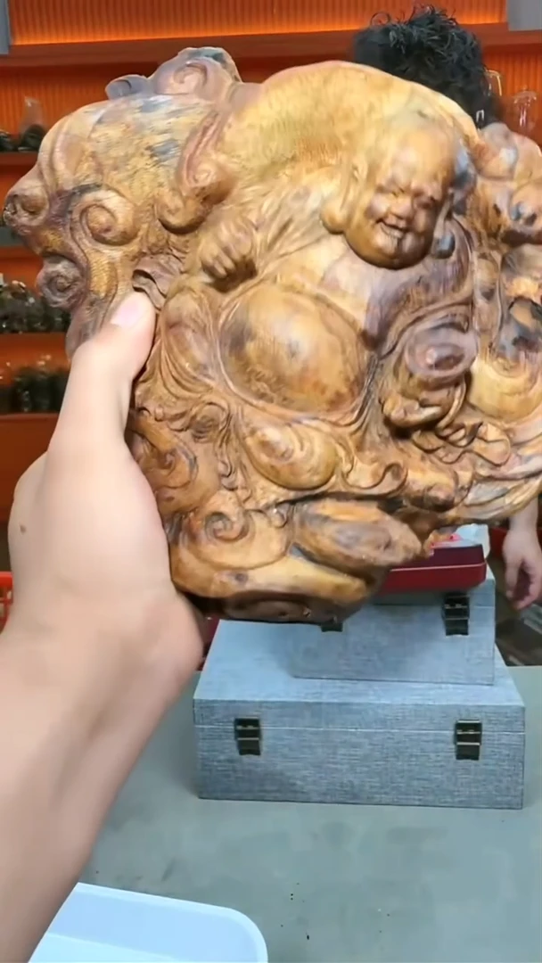 沉香摆件171号金丝菩萨棋1040g多样性发一