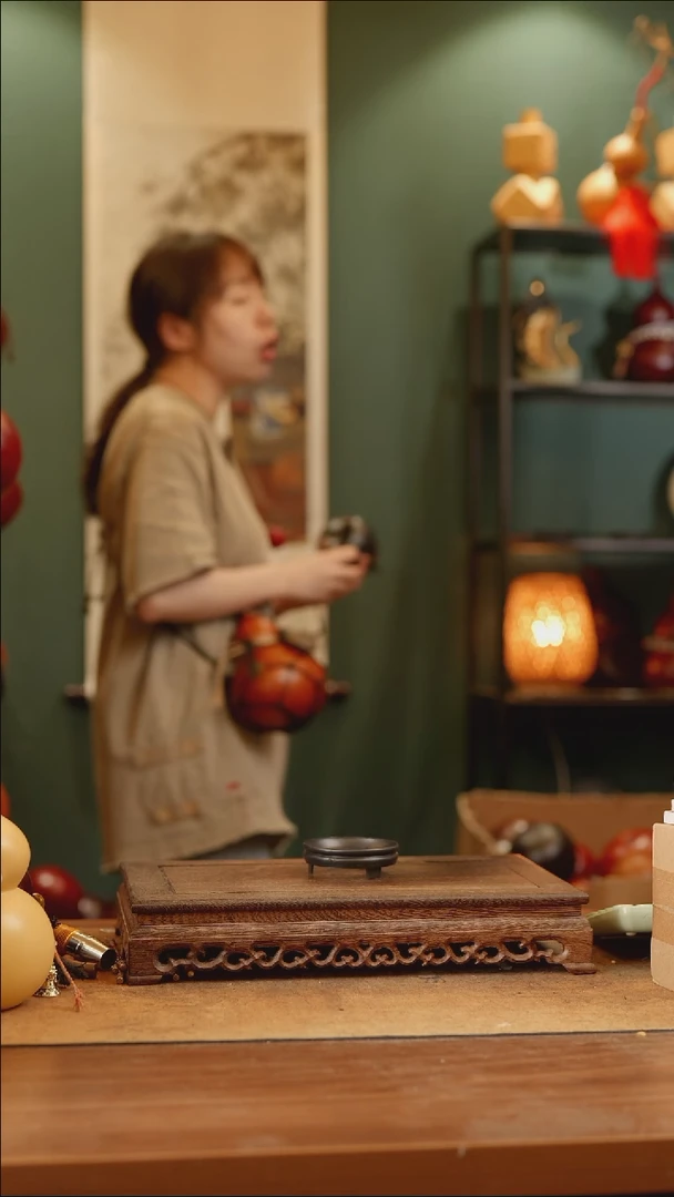 420号精品天然大漆工艺防渗内胆酒葫芦~