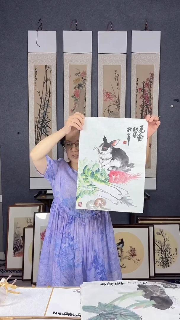 国画42*32吴铁成作品