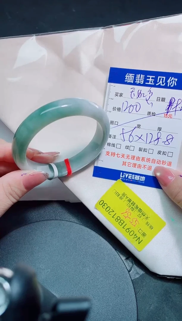 未镶嵌手镯翡翠玉*意55-56/12030