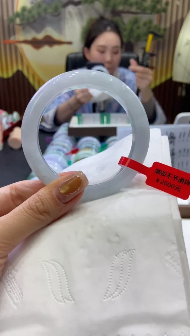 未镶嵌手镯翡翠0005414