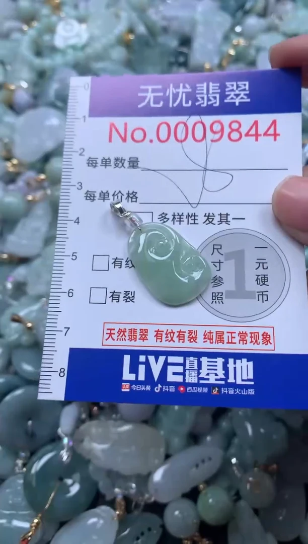 颈饰未镶嵌翡翠9844