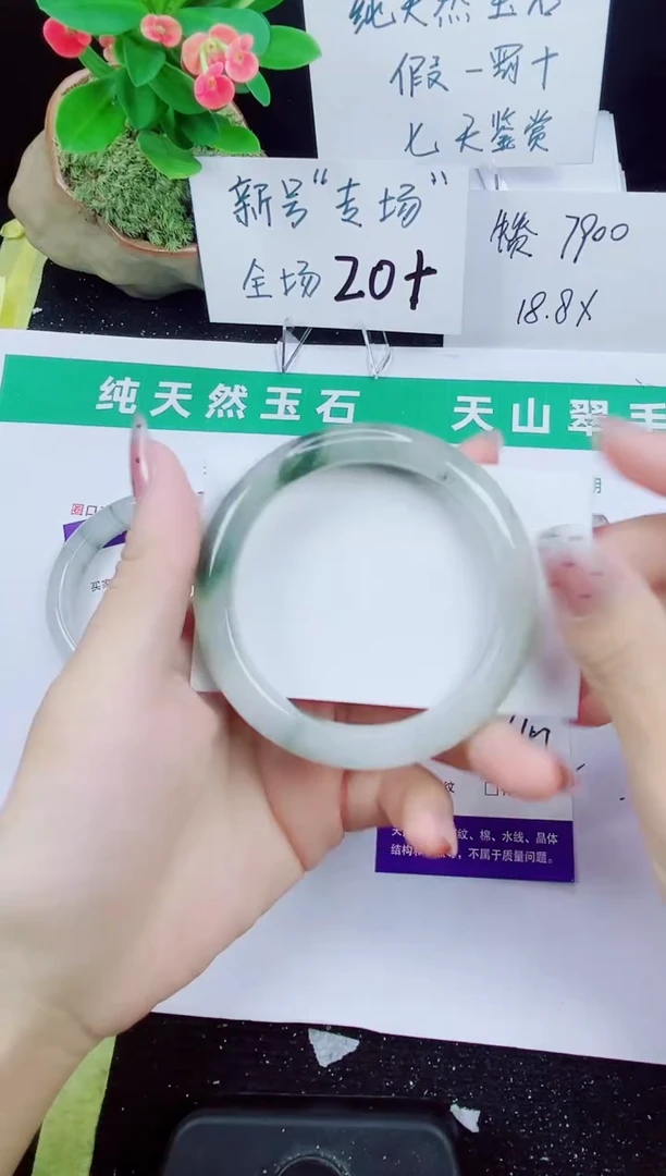 未镶嵌手镯石英质玉199-55/56/57