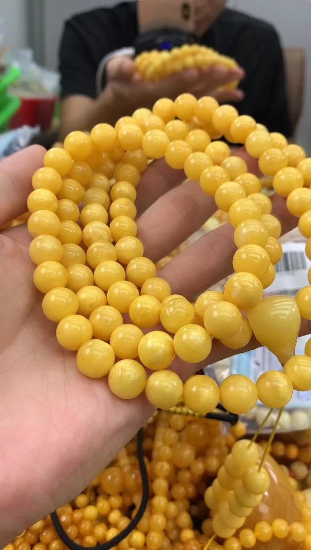 裸石蜜蜡未镶嵌链子