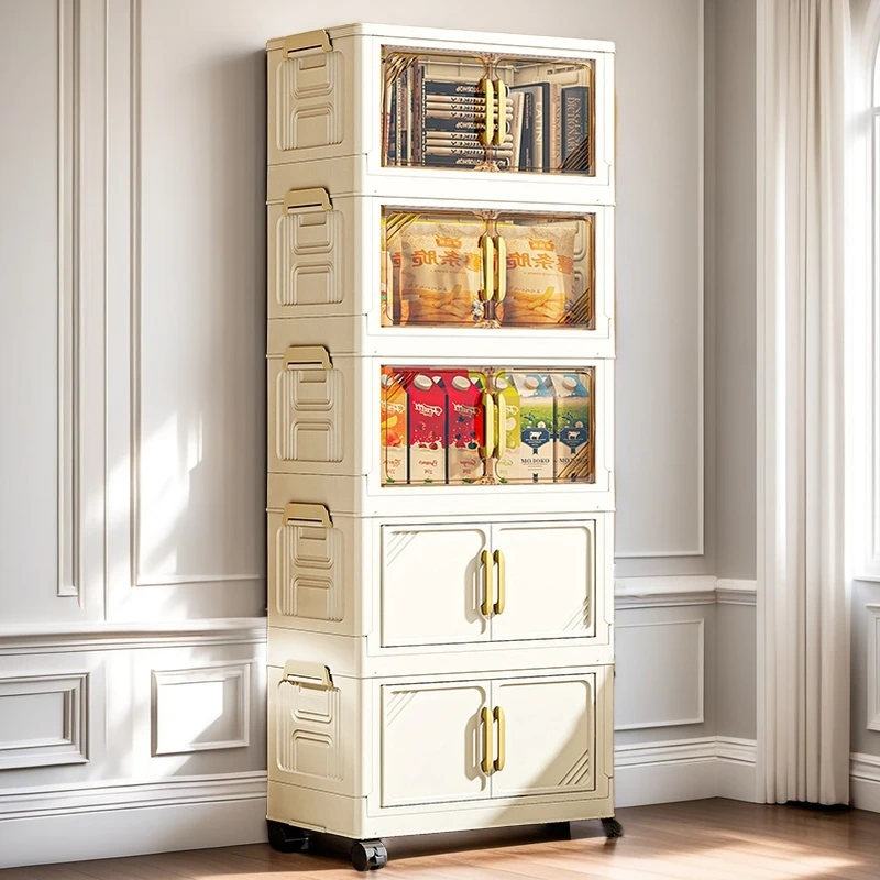 【注意看图】XG45cm【拍四发五】收纳柜折叠玩具储物免安零食整理箱