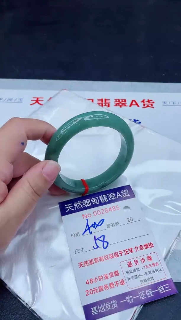 未镶嵌手镯翡翠400.00