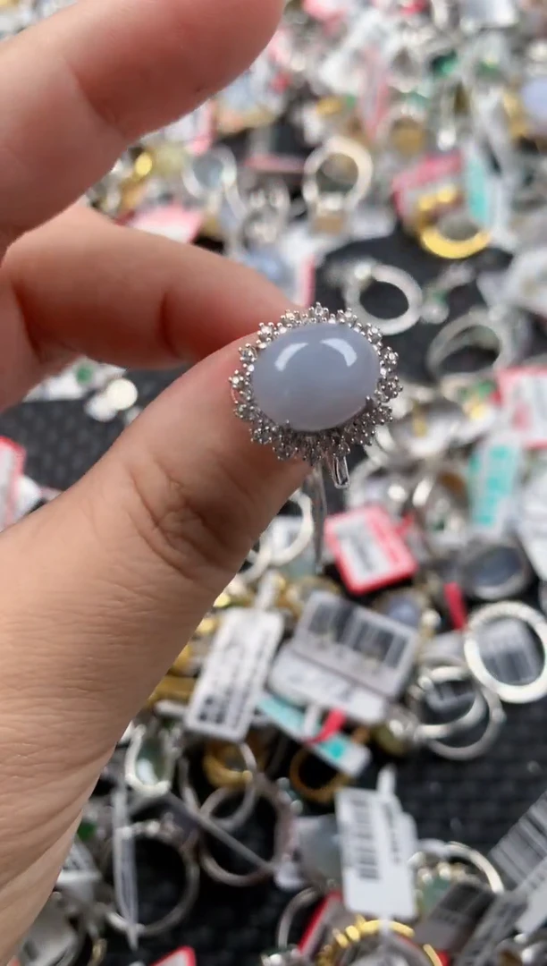 未镶嵌戒圈翡翠222  6