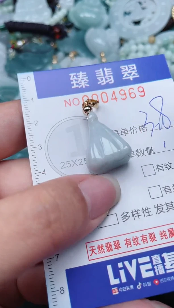 翡翠未镶嵌颈饰.0004969