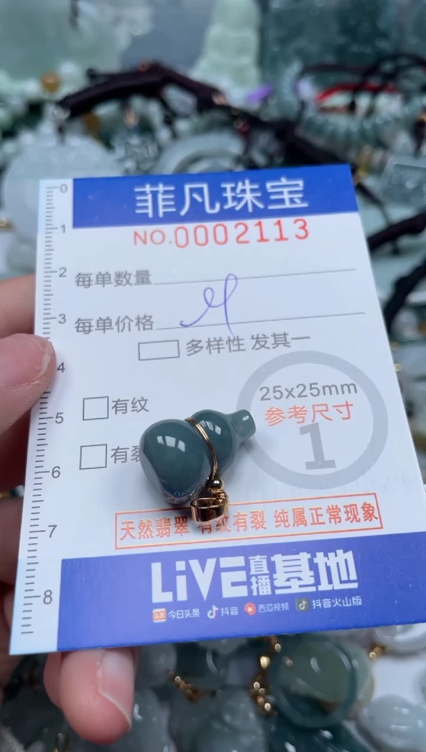 【闪购商品】翡翠颈饰未镶嵌00..2113