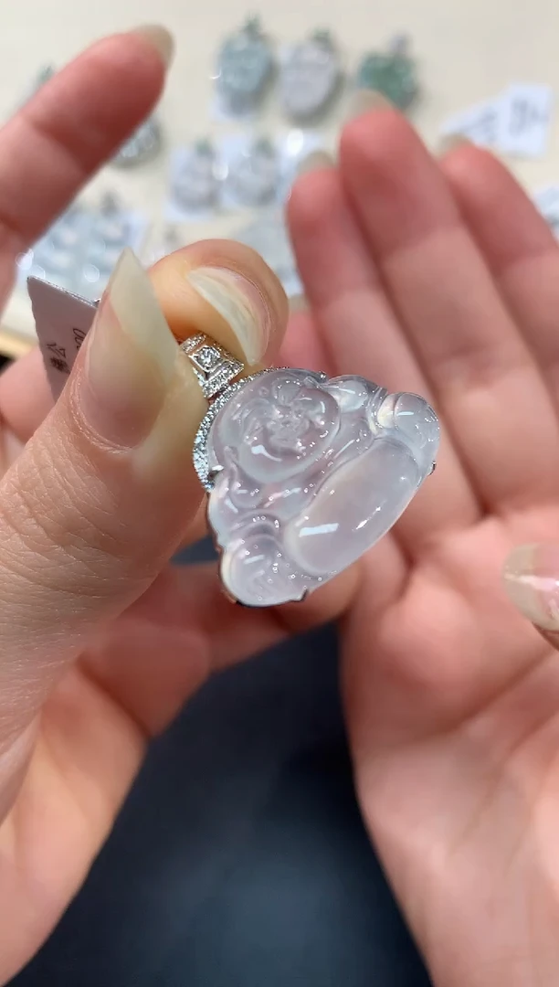 【闪购商品】翡翠吊坠(不含链)18K金镶嵌A475多样性发一件|5580