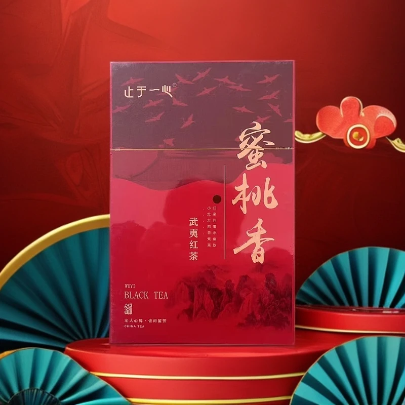 止于一心 蜜桃香红茶  5g*10泡