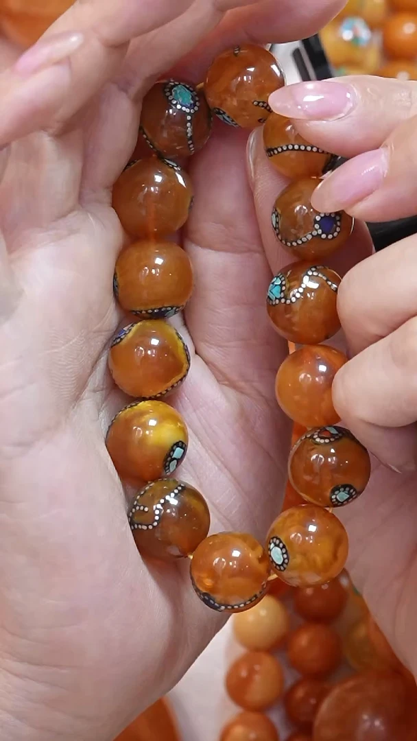 蜜蜡颈饰未镶嵌2209天然蜜蜡珠宝奇石云端妖孽全部保真