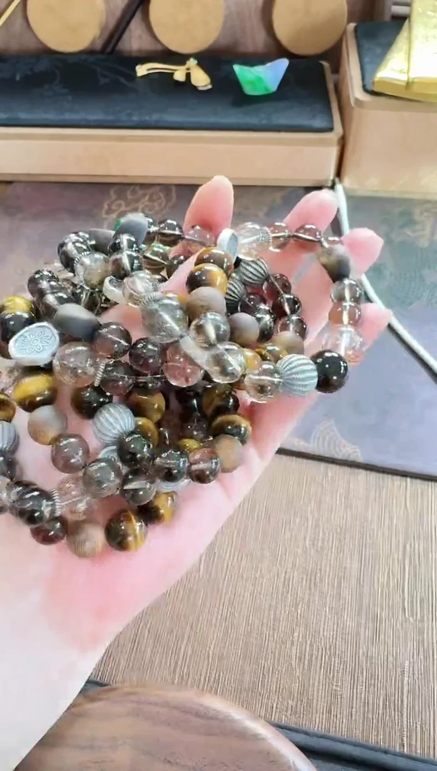 水晶手串银S925镶嵌手串 多样性发货 发一条