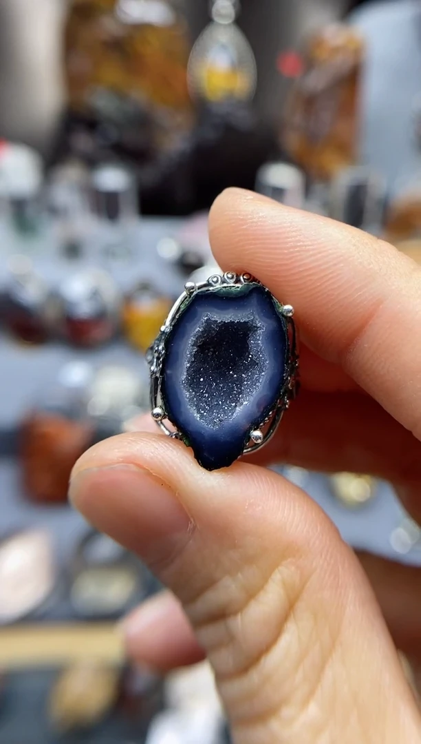 【闪购商品】水晶戒指银S925镶嵌水晶