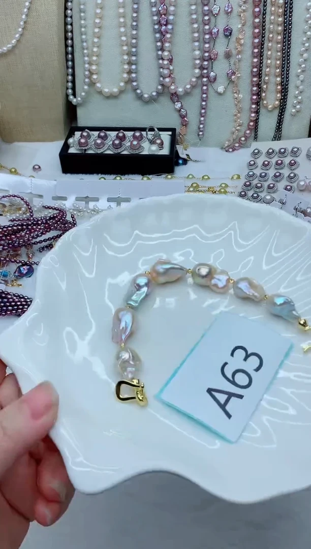 未镶嵌手绳淡水珍珠巴**家多样性发其一【非无瑕】