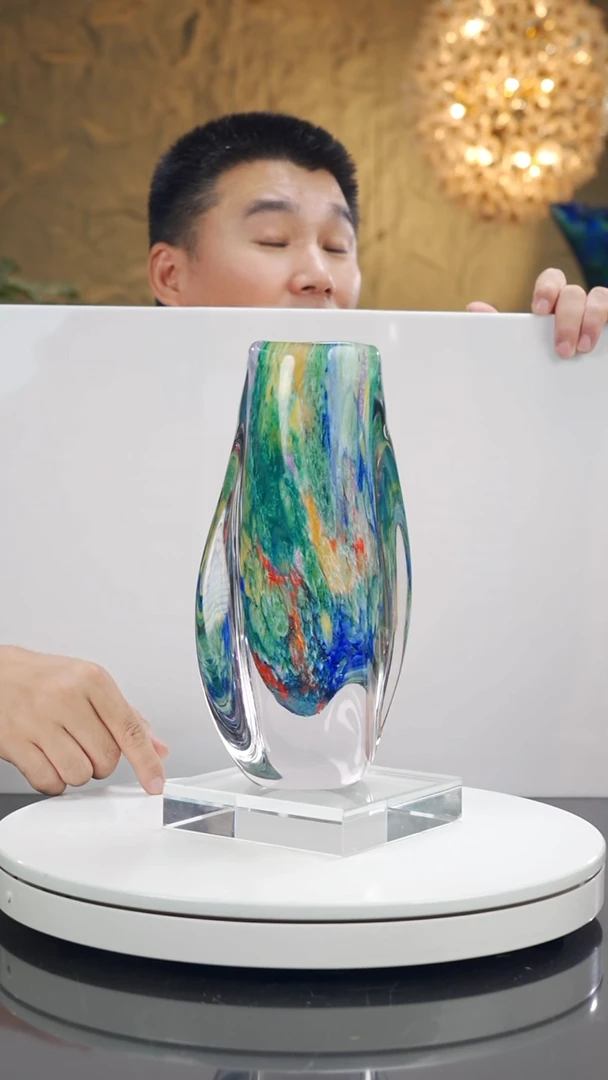 摆件福利设计款莫奈花瓶小号