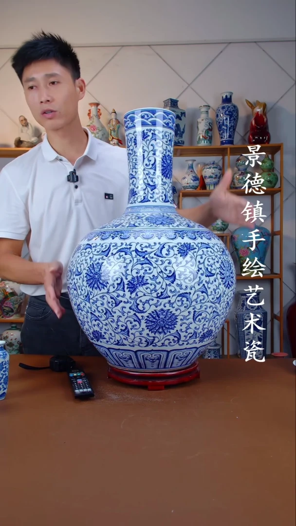 现代景德镇手工手绘陶瓷摆件68