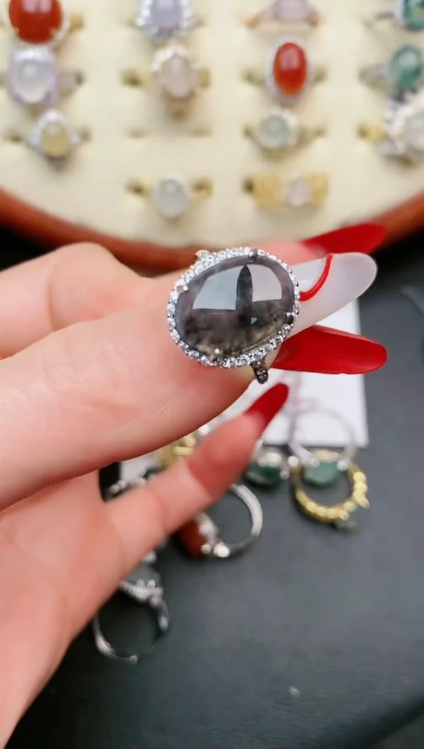 【闪购商品】翡翠戒指银S925镶嵌.....