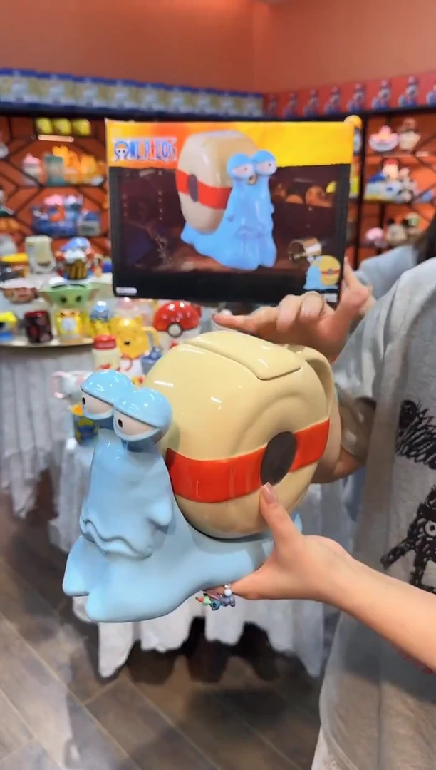 瓷片@@海贼王电话虫水壶（礼盒）