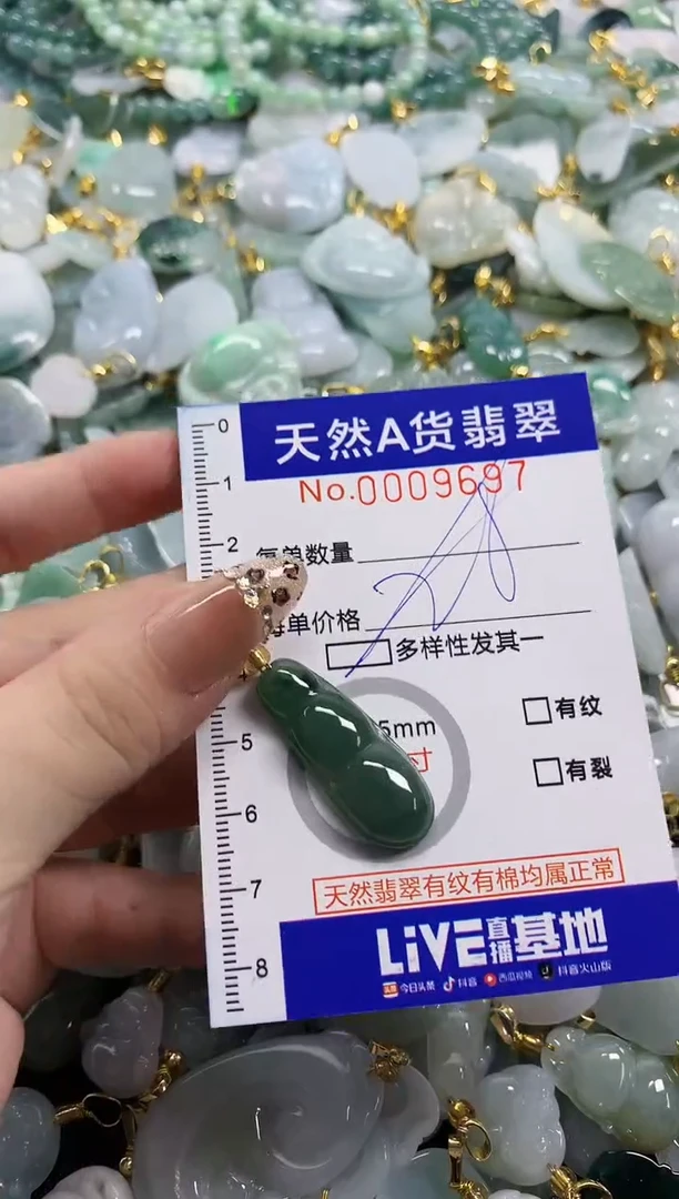 颈饰未镶嵌翡翠天然A货翡翠