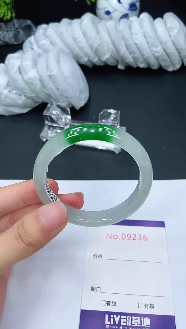 未镶嵌手镯翡翠9236