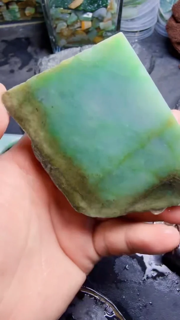 未镶嵌挂件翡翠天然翡翠014