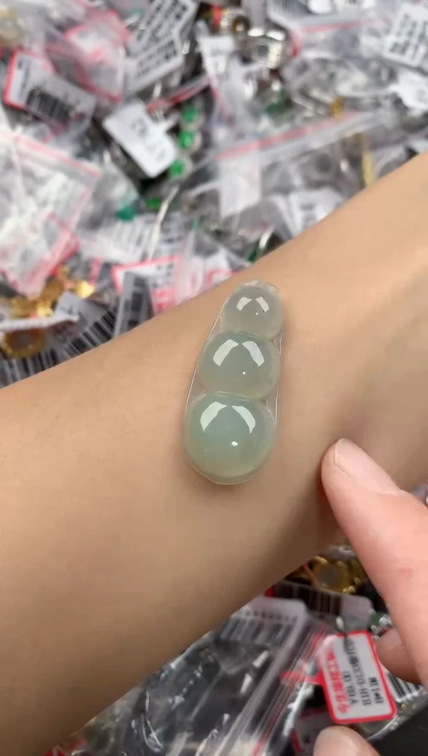 银S925镶嵌戒指翡翠222----7