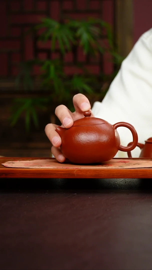 茶壶紫砂西施 16目 大红袍