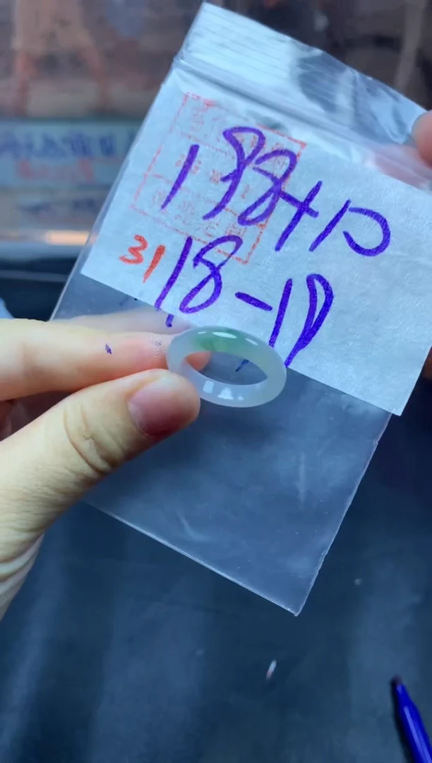 未镶嵌定制翡翠戒圈18-19#208毛货需精细抛光