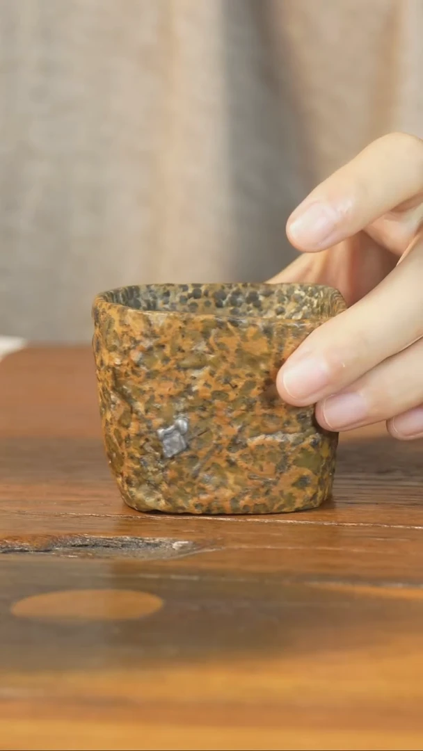 张文山手作石材个人杯孤品6