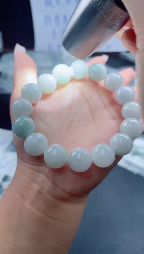 未镶嵌定制翡翠珠串