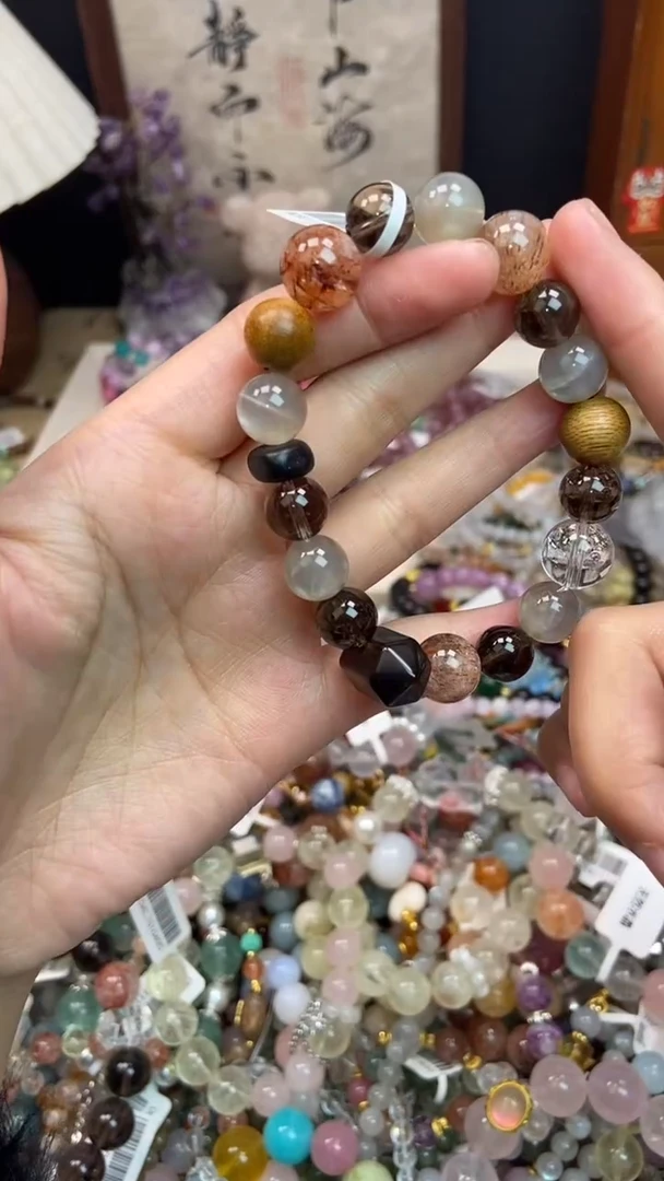 未镶嵌手链月光石480