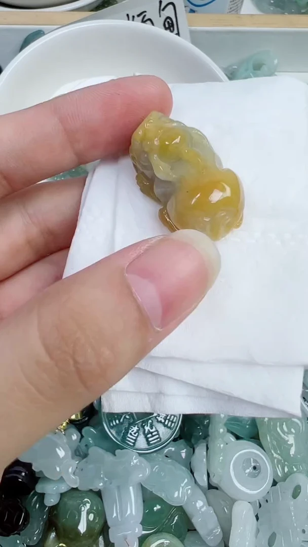 散珠翡翠517号链接，A货翡翠