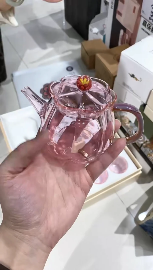 【闪购商品】粉色梅花小壶