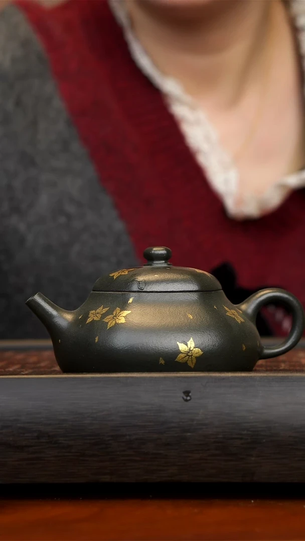 【闪购商品】紫砂茶壶宜兴紫砂绿泥石瓢壶