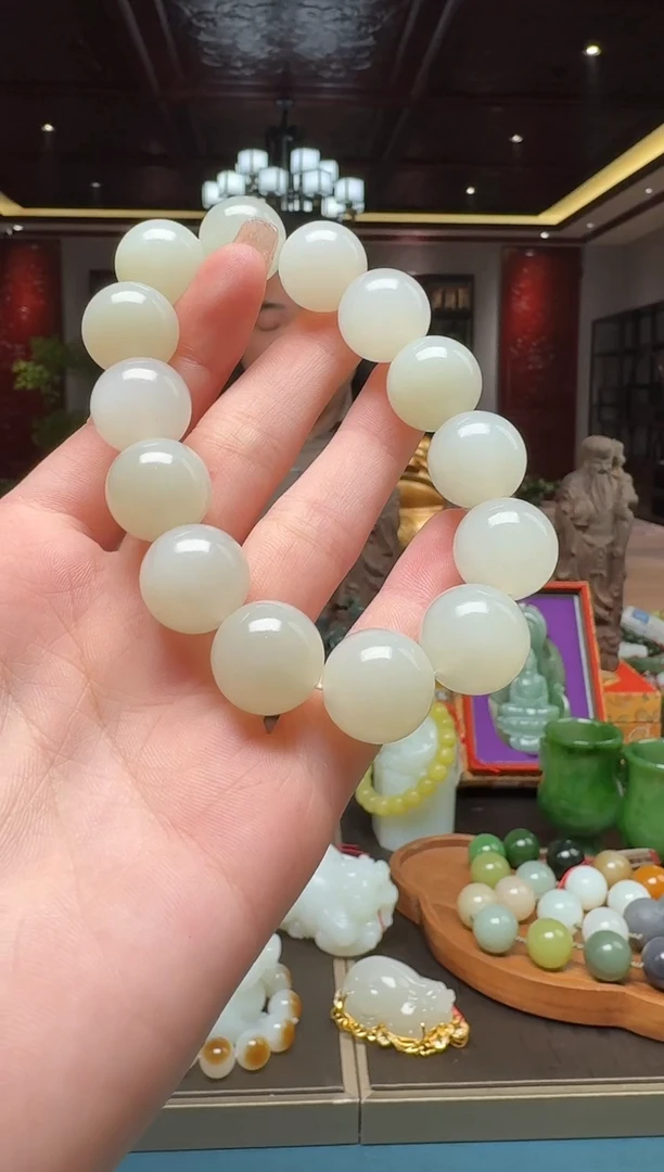 未镶嵌手串和田玉hsl16