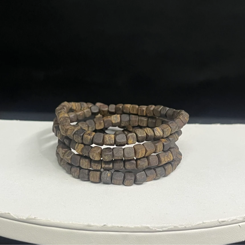 ZYCX-5275 海南棋楠沉水小方珠多圈20.9g 约：5mm*160颗