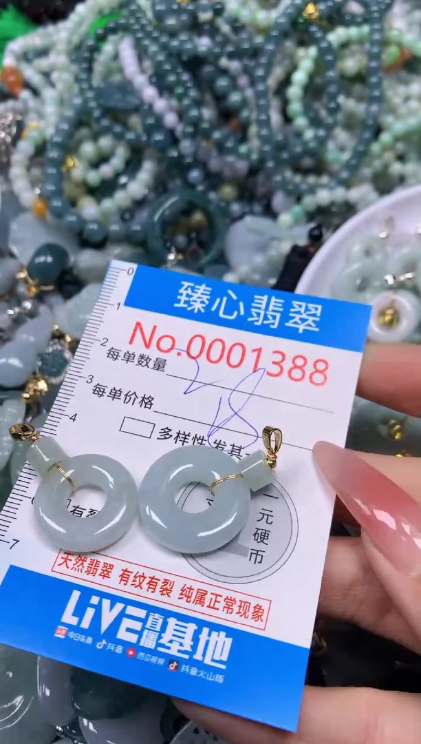 【闪购商品】翡翠颈饰未镶嵌含绳0001388